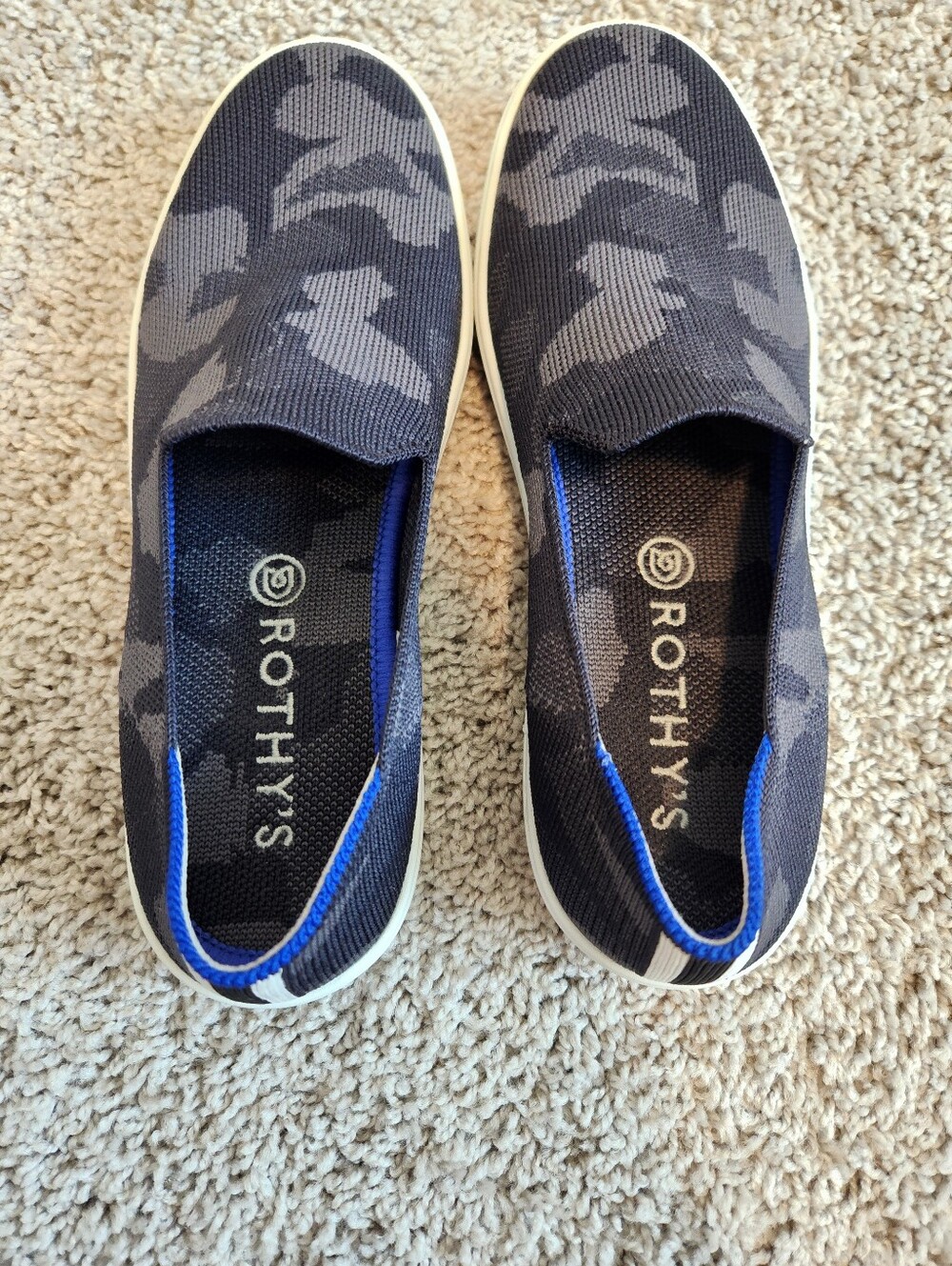 Rothys Camo Slip On Sneakers Size 7 - Picture 3 of 10